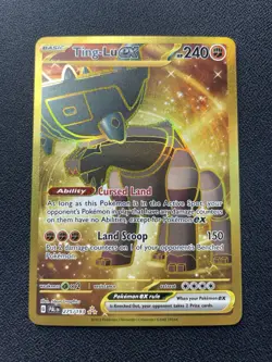 Pokemon Ting-Lu EX 275/193 Holo Full Art Gold Hyper Rare Paldea Evolved NM / LP - Image 1