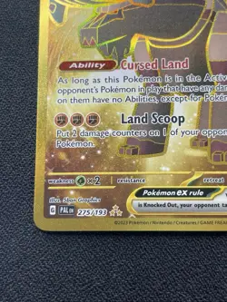 Pokemon Ting-Lu EX 275/193 Holo Full Art Gold Hyper Rare Paldea Evolved NM / LP - Image 5