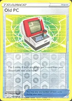Old PC 164/189 Uncommon Darkness Ablaze Pokemon Reverse Holo Near Mint - Image 1