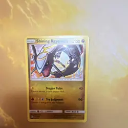 Pokemon TCG Shining Rayquaza Shining Legends Holo Rare 56/73 120HP Basic - Image 1