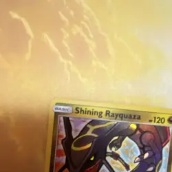 Pokemon TCG Shining Rayquaza Shining Legends Holo Rare 56/73 120HP Basic - Image 3