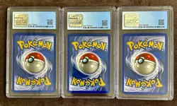 1999 Pokemon 1St Edition Hypno,Moltres,Seadra CGC 7.5 - Image 2