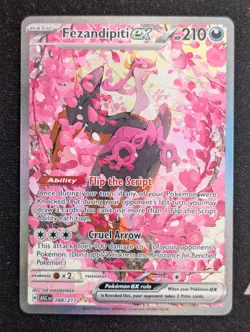 Fezandipiti ex - 288/217 ME: Ascended Heroes Pokemon TCG NM Holo - Image 1