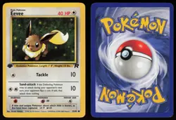 Eevee 55/82 Common Team Rocket 1st Edition Pokemon - Image 3