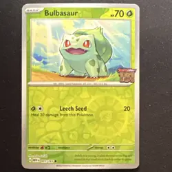 Bulbasaur 001/165 NM Best Buy Exclusive Scarlet and Violet Promo Pokemon - Image 1