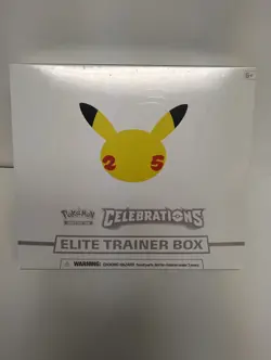 New Sealed Pokemon TCG Celebrations Elite Trainer Box Collectors Edition - Image 1