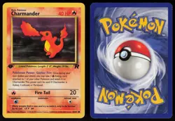 Charmander 50/82 Common Team Rocket 1st Edition Pokemon - Image 3