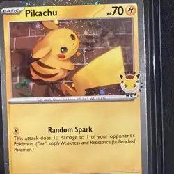 Pokemon TCG Pikachu 051/162 Stamped 2026 Pokemon Day 30 Promo NM - Image 5