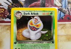 Dark Arbok 2/82 Holo Rare 1st Edition Team Rocket LP+ Pokemon - Image 2