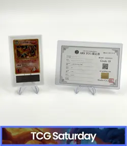 1999 POKEMON JAPANESE GYM 2 #006 BLAINE'S CHARIZARD HOLO ARS 10 - Image 1