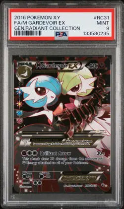 Pokemon TCG M Gardevoir EX Full Art RC31/RC32 Generations Ultra Rare PSA 9 - Image 1