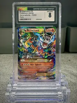 Pokemon M Charizard EX Generations 12/83 Holo Ultra Rare CGC 8 - Image 1
