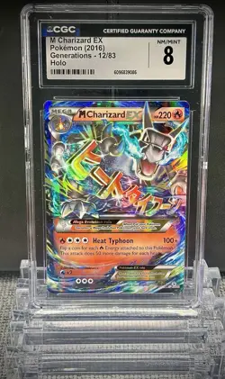 Pokemon M Charizard EX Generations 12/83 Holo Ultra Rare CGC 8 - Image 2