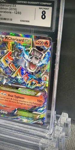 Pokemon M Charizard EX Generations 12/83 Holo Ultra Rare CGC 8 - Image 4