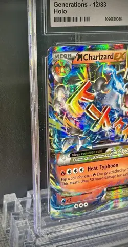 Pokemon M Charizard EX Generations 12/83 Holo Ultra Rare CGC 8 - Image 5