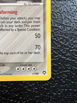 Pokemon Aggron 1/108 Power Keepers Reverse Holo Stamped - Image 4