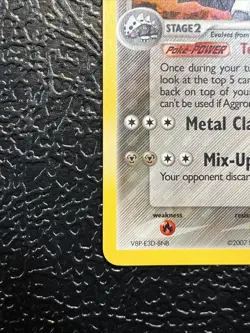 Pokemon Aggron 1/108 Power Keepers Reverse Holo Stamped - Image 5
