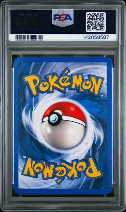 1999 POKEMON FOSSIL #33 GASTLY PSA 7 - Image 2