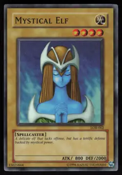 Mystical Elf LOB-062 LOB The Legend of Blue Eyes White Dragon Yu-Gi-Oh - Image 1