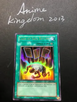 USA Seller Yugioh Card of Safe Return Ultra Rare LON-E029 NM - Image 1