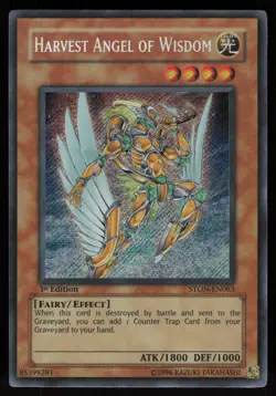 Harvest Angel of Wisdom STON-EN063 Strike of Neos 1st Edition Yu-Gi-Oh - Image 1