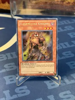 Yugioh Kagemucha Knight PRC1-EN014 Secret Rare 1st Ed LP - Image 1