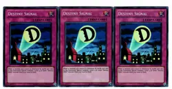 Yugioh- 3X Destiny Signal - Super Rare - 1st Edition - RYMP-EN038 - Near Mint - Image 1