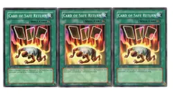 Yugioh- 3X Card of Safe Return - Common - 1st Edition - SD2-EN018 - Near Mint - Image 1