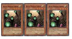 Yugioh- 3X Royal Magical Library - Common - 1st Edition - SDSC-EN013 - LP - Image 1