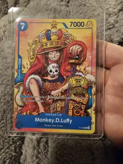 Monkey.D.Luffy (2nd Anniversary Stamped Promo) P-043 One Piece Promotion NM - Image 1