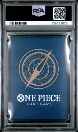 2025 ONE PIECE OP11-A FIST OF DIVINE SPEED TREASURE RARE #015 LUCKY ROUX PSA 10 - Image 2