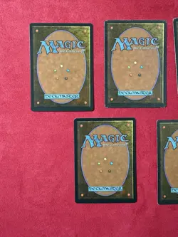 Red Blue Green 5 Card’s LP-HP - 4th Edition Magic The Gathering MTG Vintage 90’s - Image 4