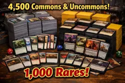 Cards For Bobby - 4500 Commons/uncommons + 1000 Rares MTG LOT - Image 1