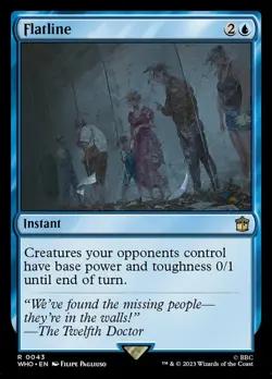 Flatline - Commander: Universes Beyond: Doctor Who - Near Mint - Image 1