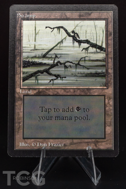 Swamp (C) - 1993 Magic the Gathering - Limited Edition Beta Regular - Image 1