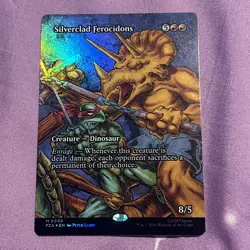 Silverclad Ferocidons (Borderless Foil) 0009 PZA Ninja Turtles - NM - In Hand - Image 1