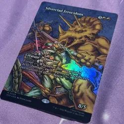 Silverclad Ferocidons (Borderless Foil) 0009 PZA Ninja Turtles - NM - In Hand - Image 2