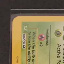 2023 POKEMON CLASSIC COLL VENUSAUR & LUGIA EX DECK #002/034 IVYSAUR COSMOS HOLO - Image 3