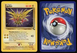 Zapdos 30/62 Rare Fossil Pokemon - Image 3
