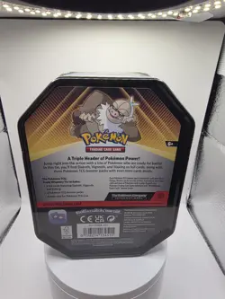 Pokemon Triple Whammy SLAKING Tin 3 Booster Packs 3 TCG New & Sealed - Image 4