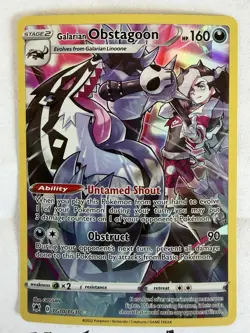 Galarian Obstagoon TG10/TG30 Trainer Gallery Holo – Sword & Shield Pokemon 2022 - Image 2