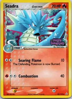 Seadra Delta Species 52/110 Stamped Pokemon EX Holon Phantoms Reverse Holo LP - Image 1