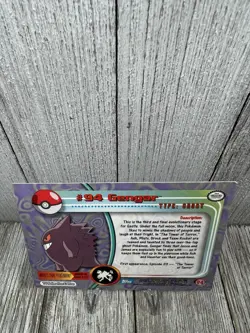 Gengar #94 2000 Topps Series 2 Pokemon Blue Logo TV Animation Edition - Image 5