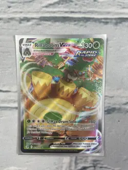 Pokemon TCG Rillaboom VMAX Fusion Strike 023/264 Holo Ultra Rare - Image 2