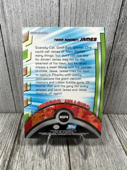 2000 Topps Pokemon Series 3 #HV4 Heroes Villains Team Rocket: James Rainbow Foil - Image 2