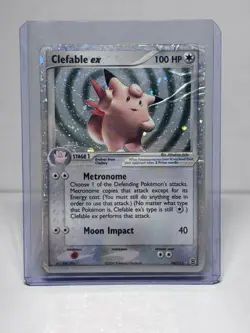 Clefable EX 106/112 Ultra Rare EX FireRed & LeafGreen Pokemon Card 2004 - Image 1