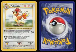 Pidgeotto 22/102 Rare Base Set Shadowless Pokemon - Image 3