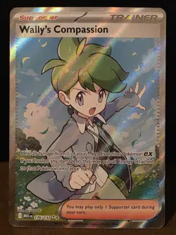 Wally's Compassion Ultra Rare Full Art 176/132 Pokemon Mega Evolution English NM - Image 1