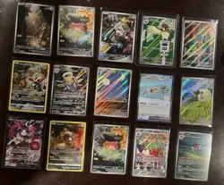 Pokemon TCG English full art 15 card lot - Image 1