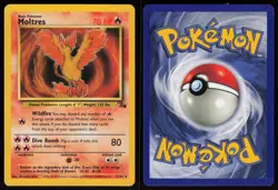 Moltres 27/62 Rare Fossil Pokemon - Image 3